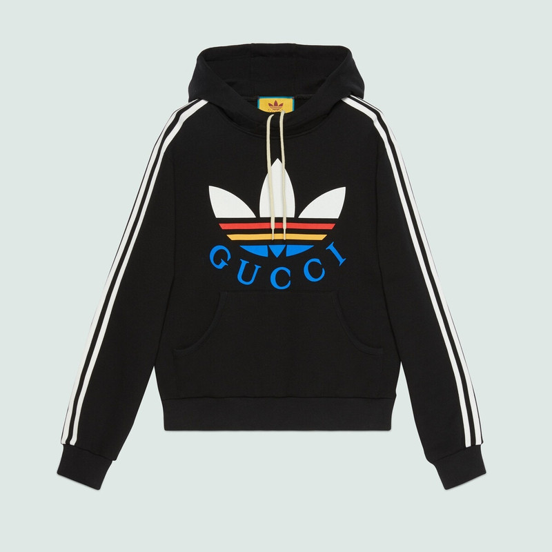 GUCCI adidas x Gucci cotton sweatshirt outlook