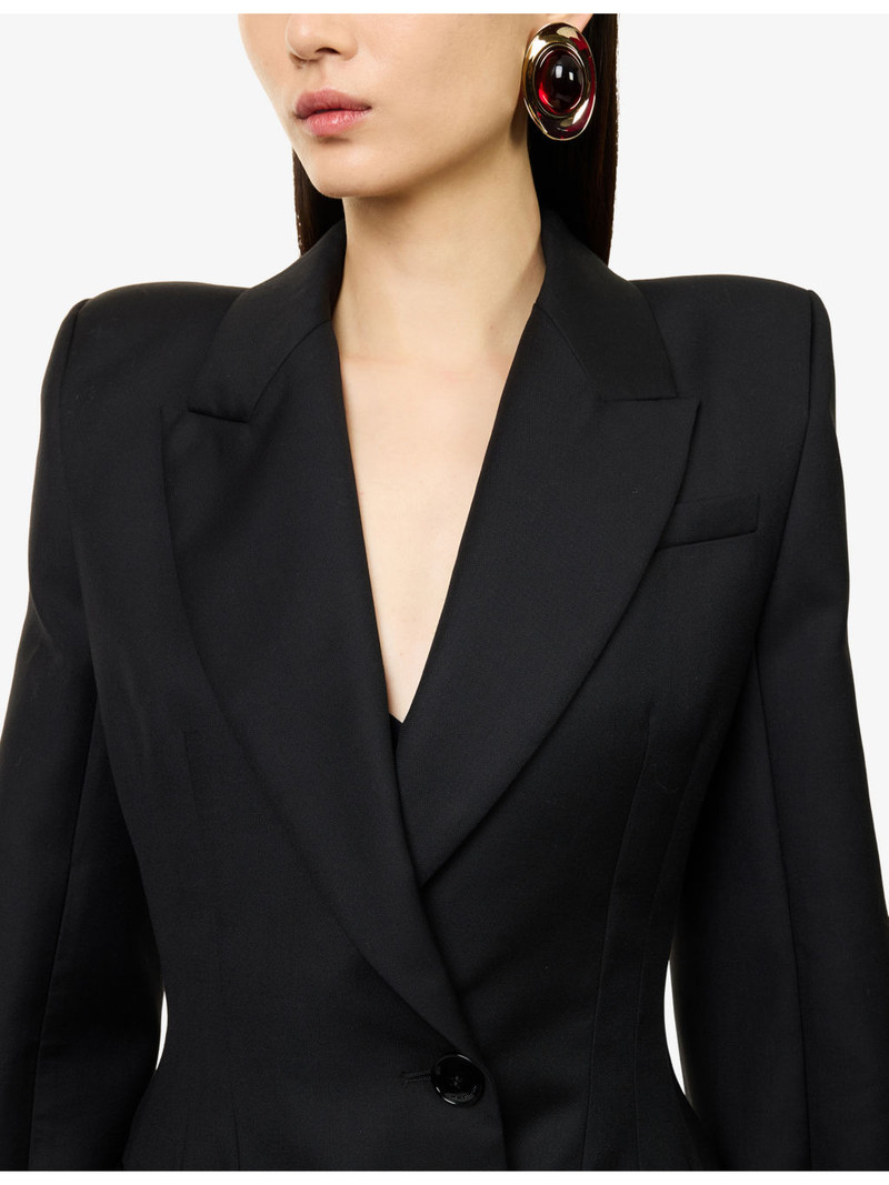 Madame Single-Breasted Wool Blazer 5