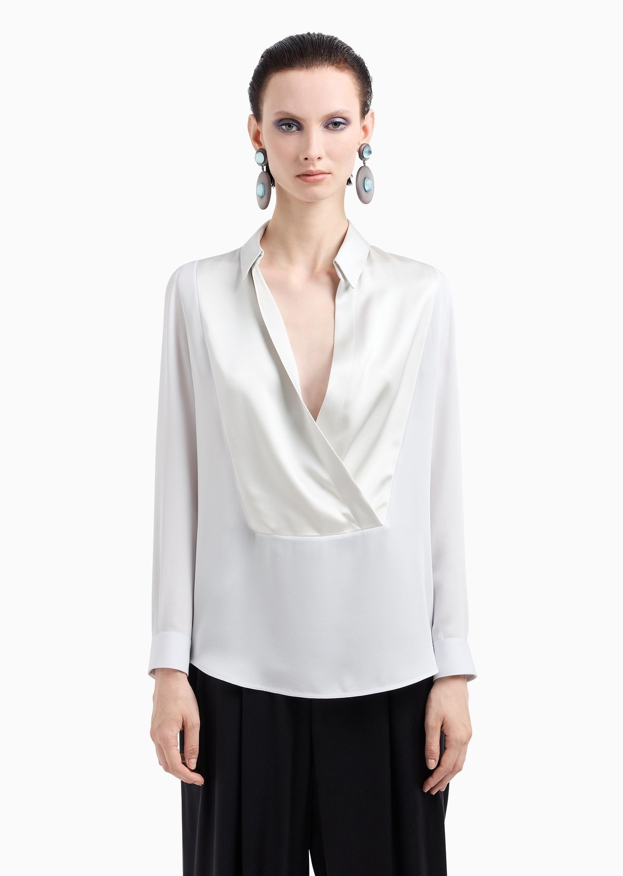 Triple silk georgette shirt - 2