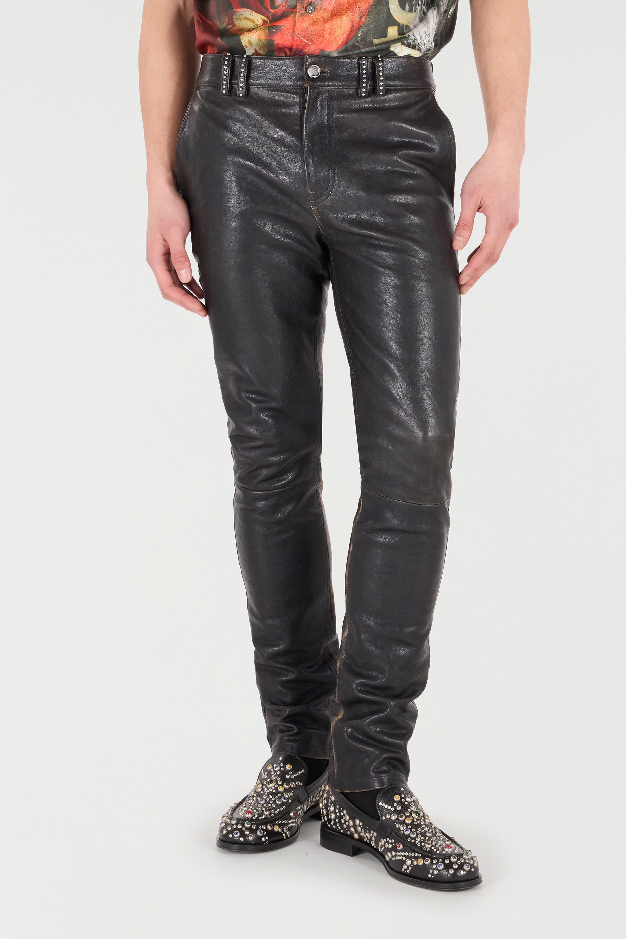Genuine Leather Pants - 3