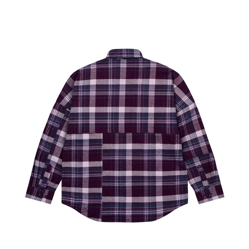PALACE LUMBER YAK PATCH OVERSHIRT PURPLE outlook