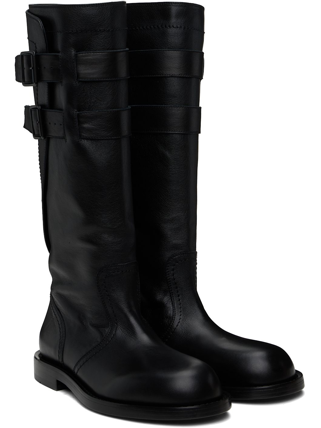 Black Uplu Biker Boots - 4