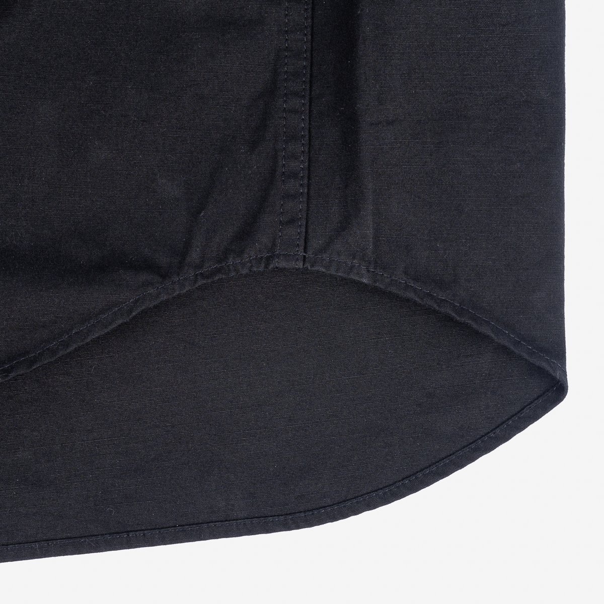 IHSH-394-BLK 7oz Fatigue Cloth Western Shirt - Black - 12
