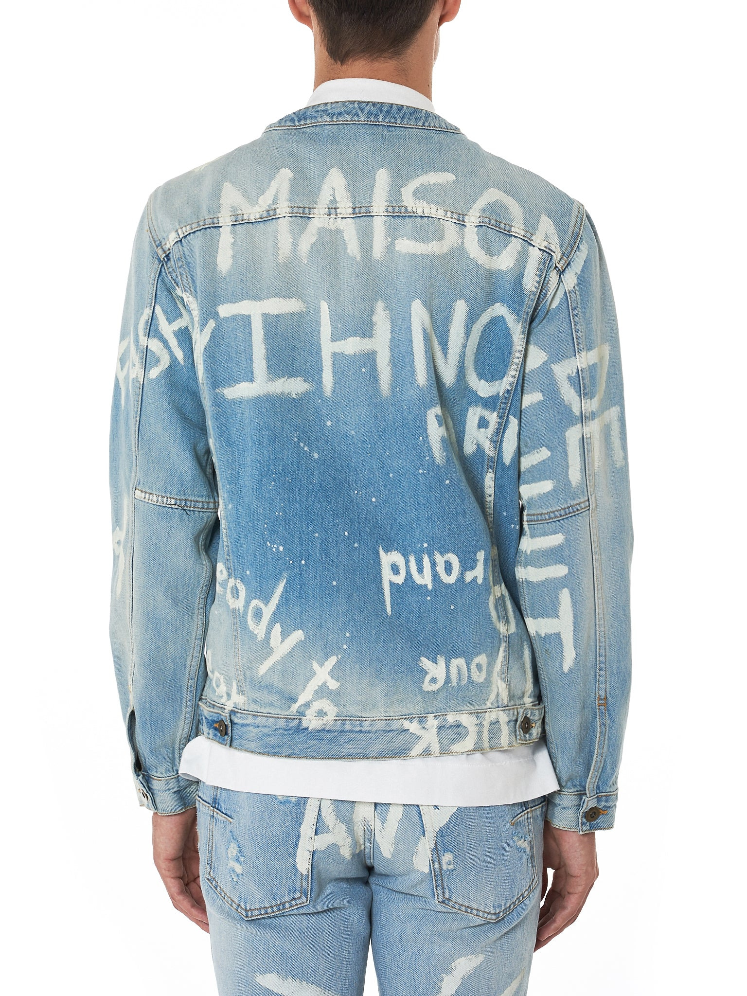 Printed Denim Jacket - 3