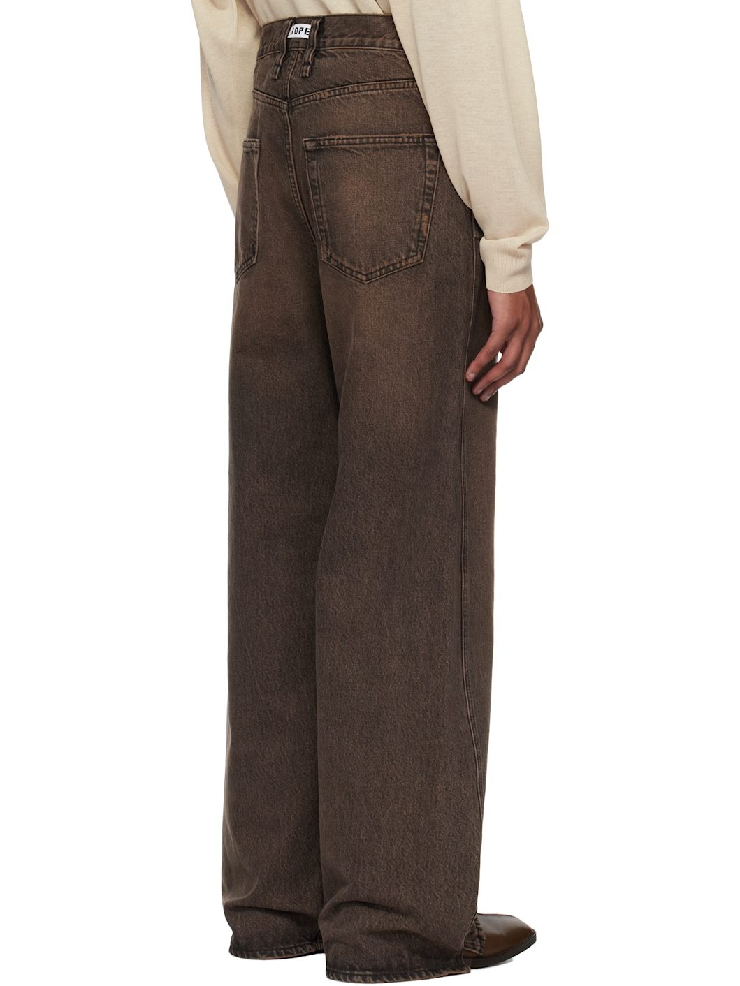 Brown Skew Jeans - 3