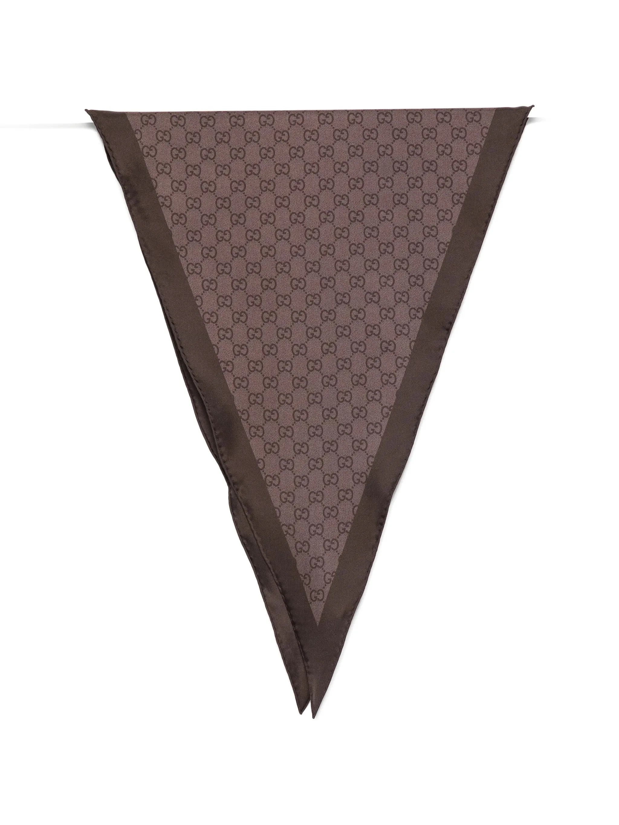 Gucci GG Patterned Silk Scarf - 1
