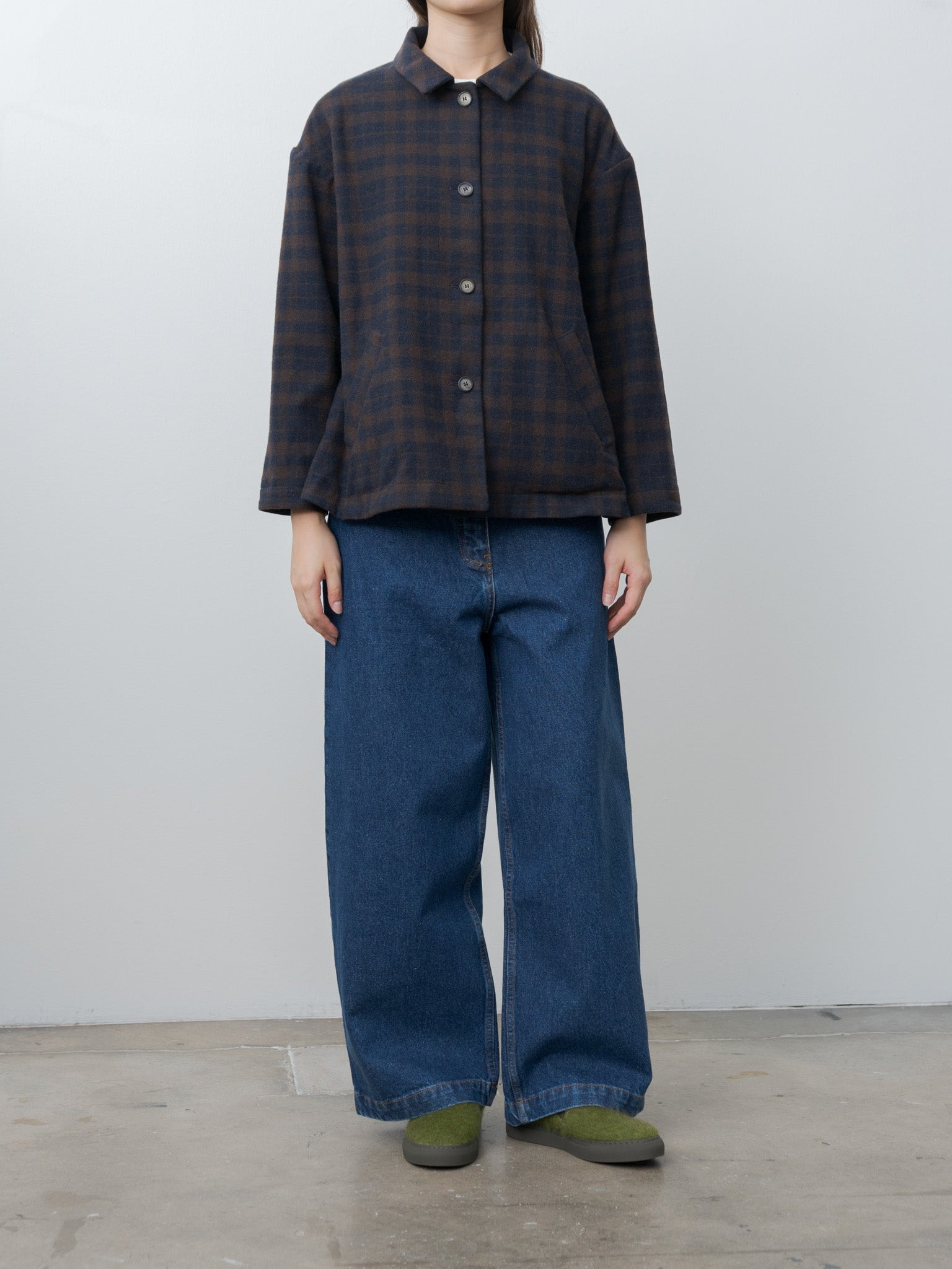 Neive Curved Leg Pant - Indigo Wash - 8