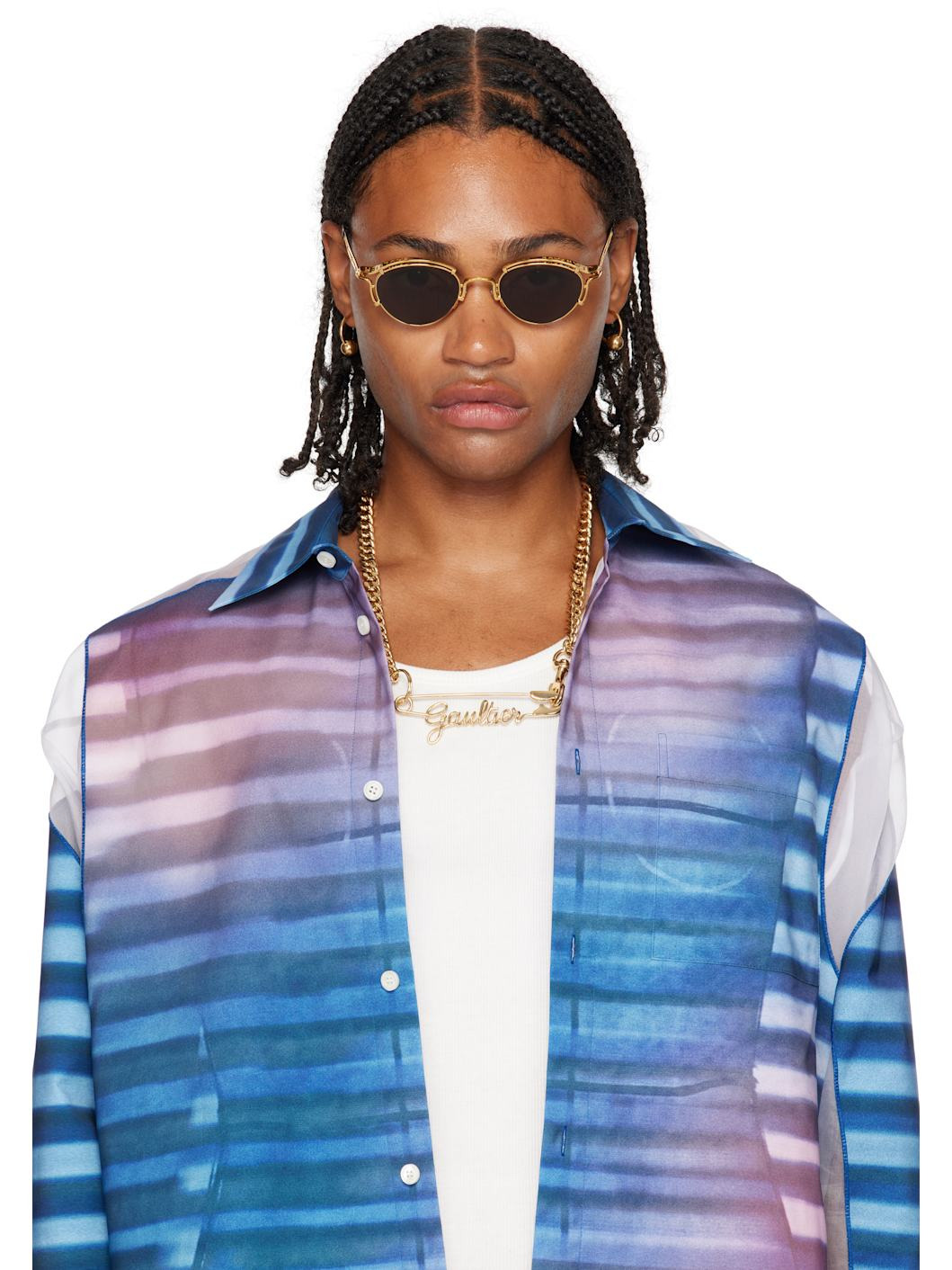 'The Gaultier Safety Pin' Necklace - 2