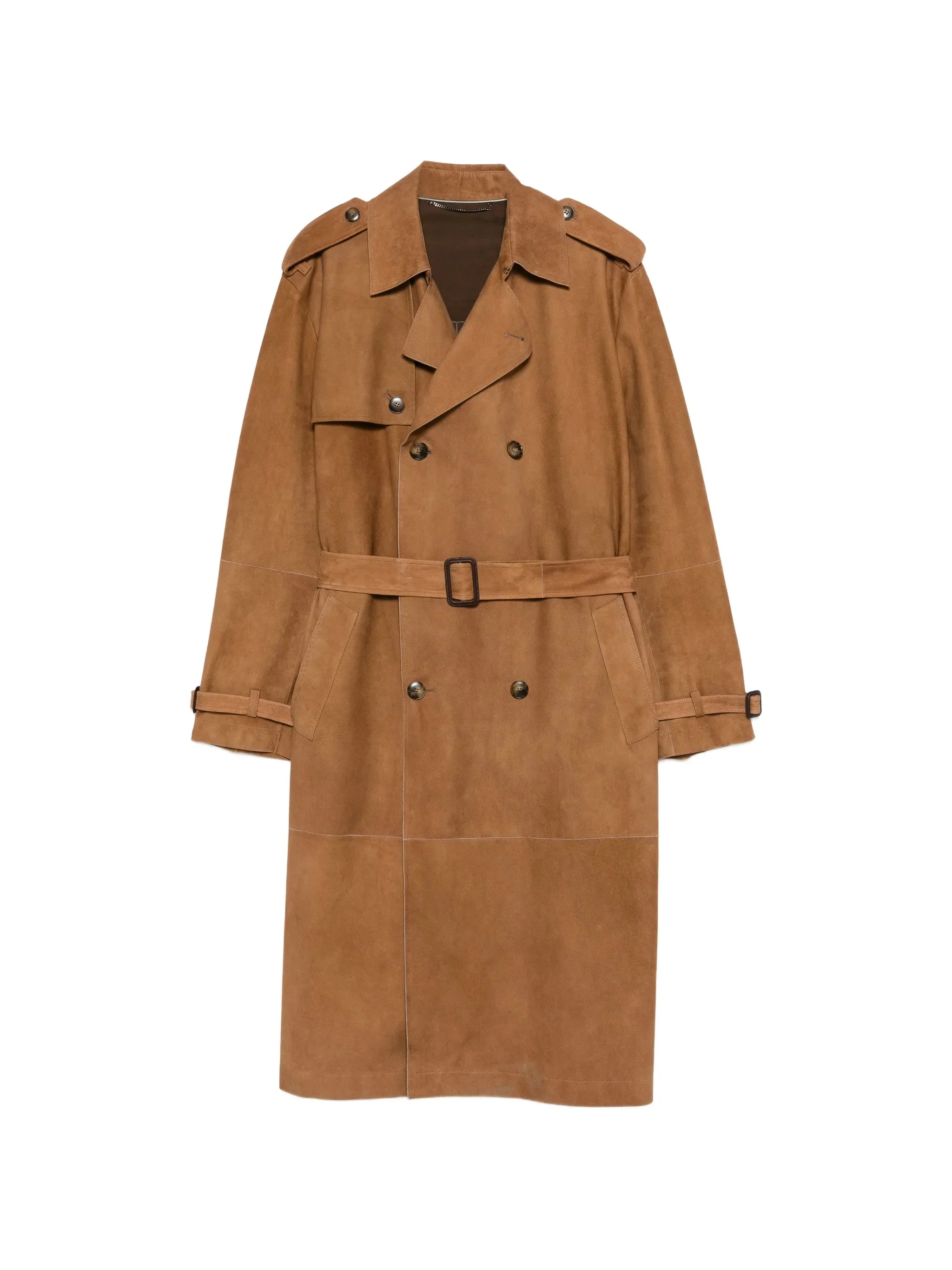 Canali Belted Double-breasted Jacket - 1