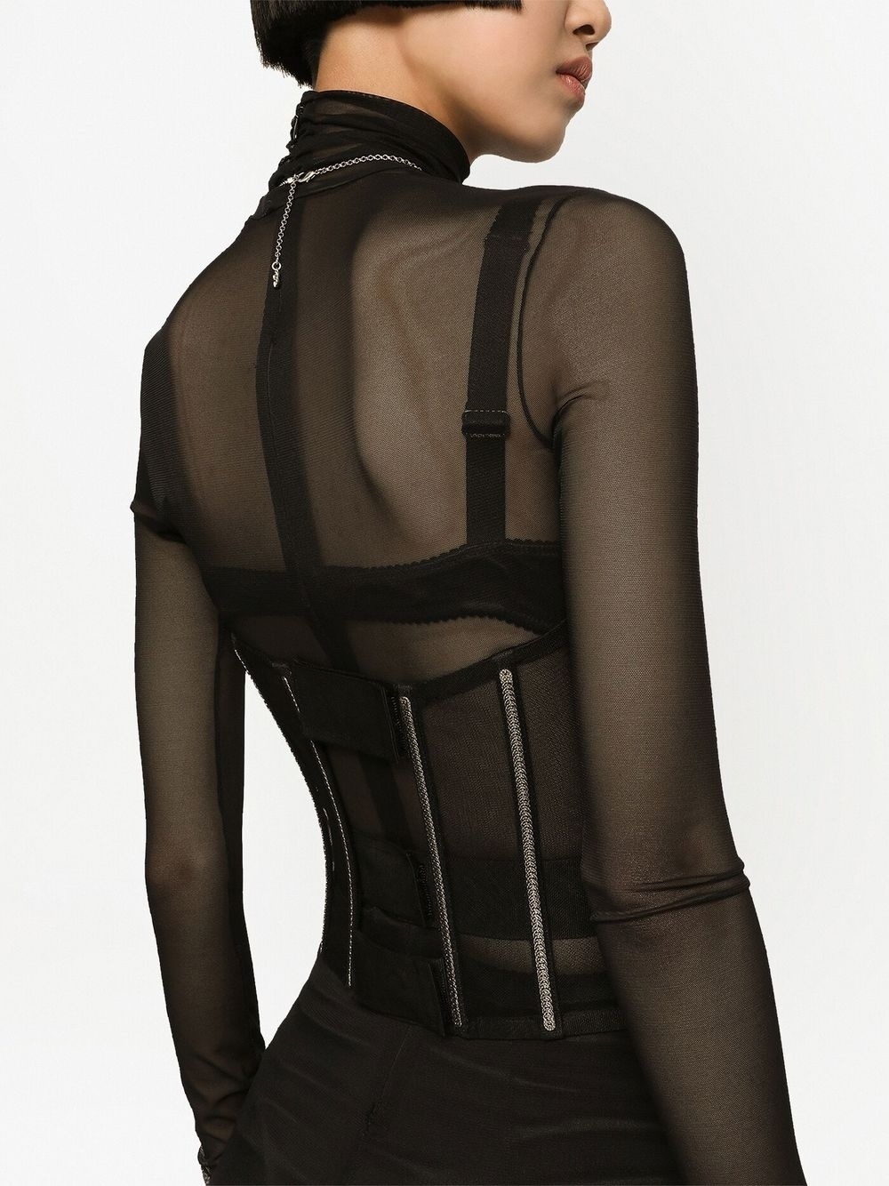 KIM DOLCE&GABBANA boned bodice belt - 5