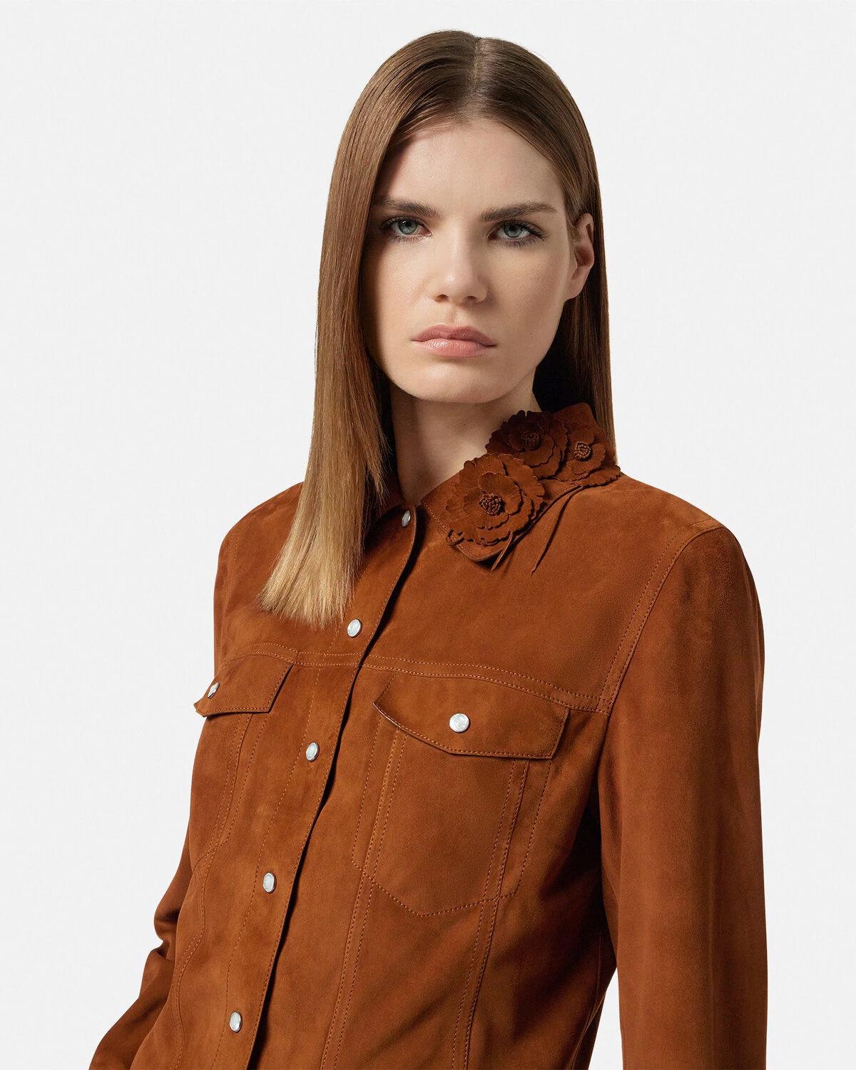Floral Suede Jacket - 3