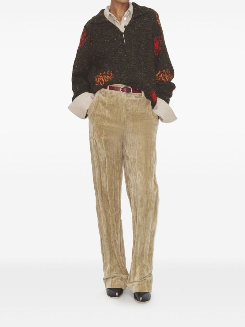 TORY BURCH embroidery-detail sweater outlook