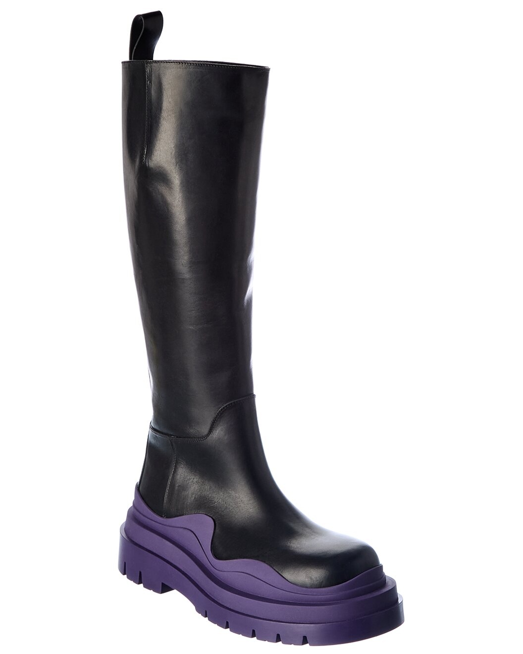 Bottega Veneta The Tire High Leather Boot - 1