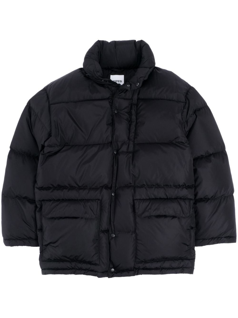 hooded down jacket - 1