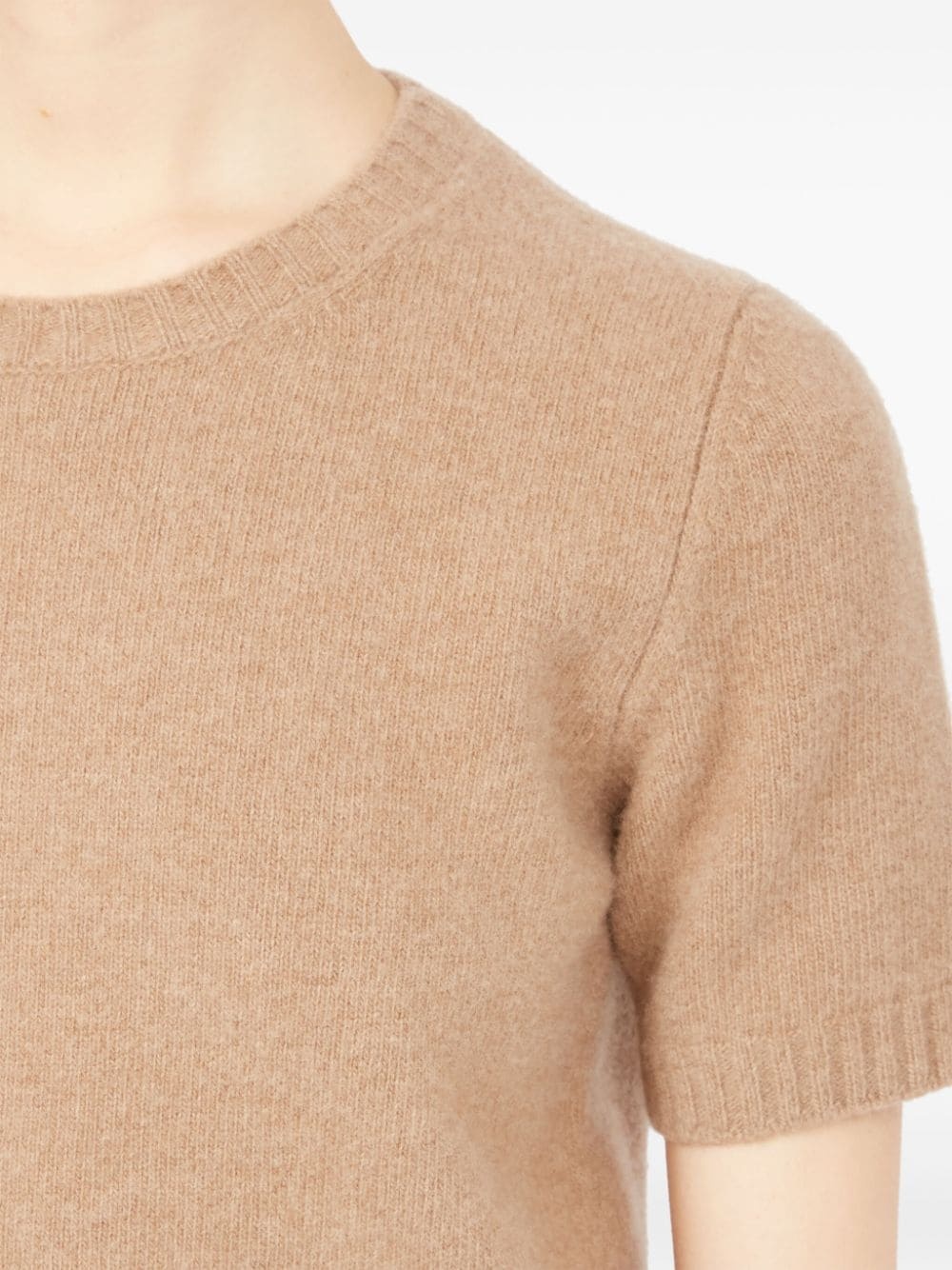 cropped wool jumper - 7