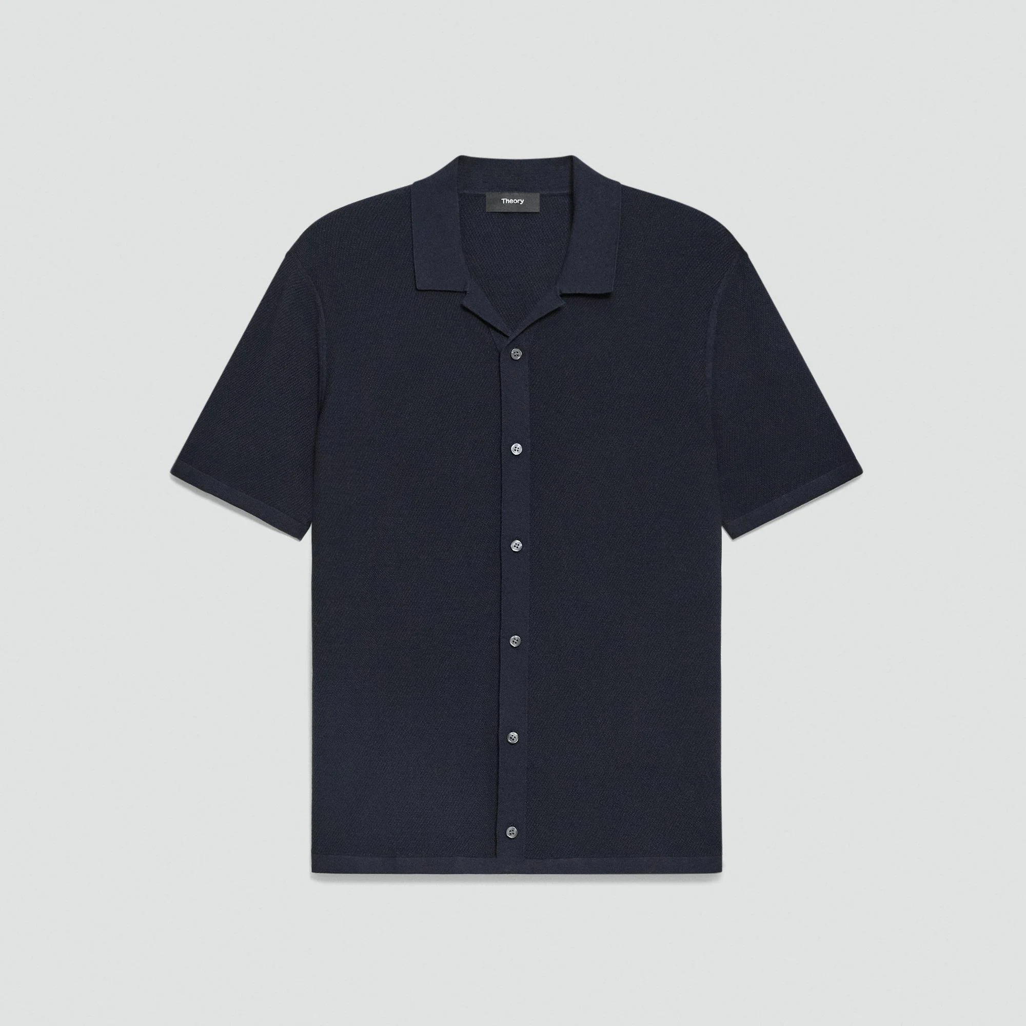 Short-Sleeve Button-Up Shirt in Light Bilen - 1