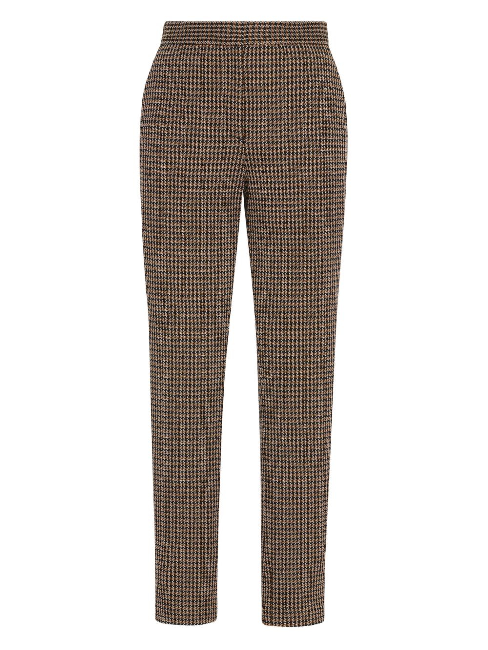 houndstooth cropped skinny trousers - 2