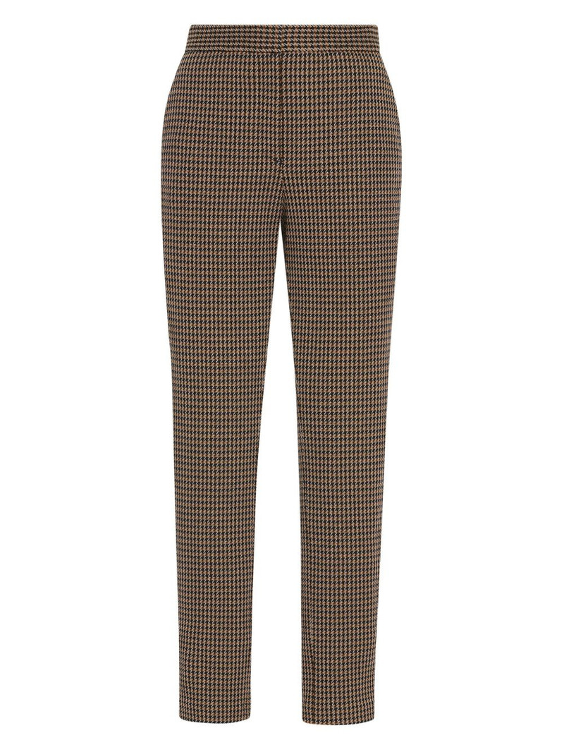 ROSETTA GETTY houndstooth cropped skinny trousers outlook