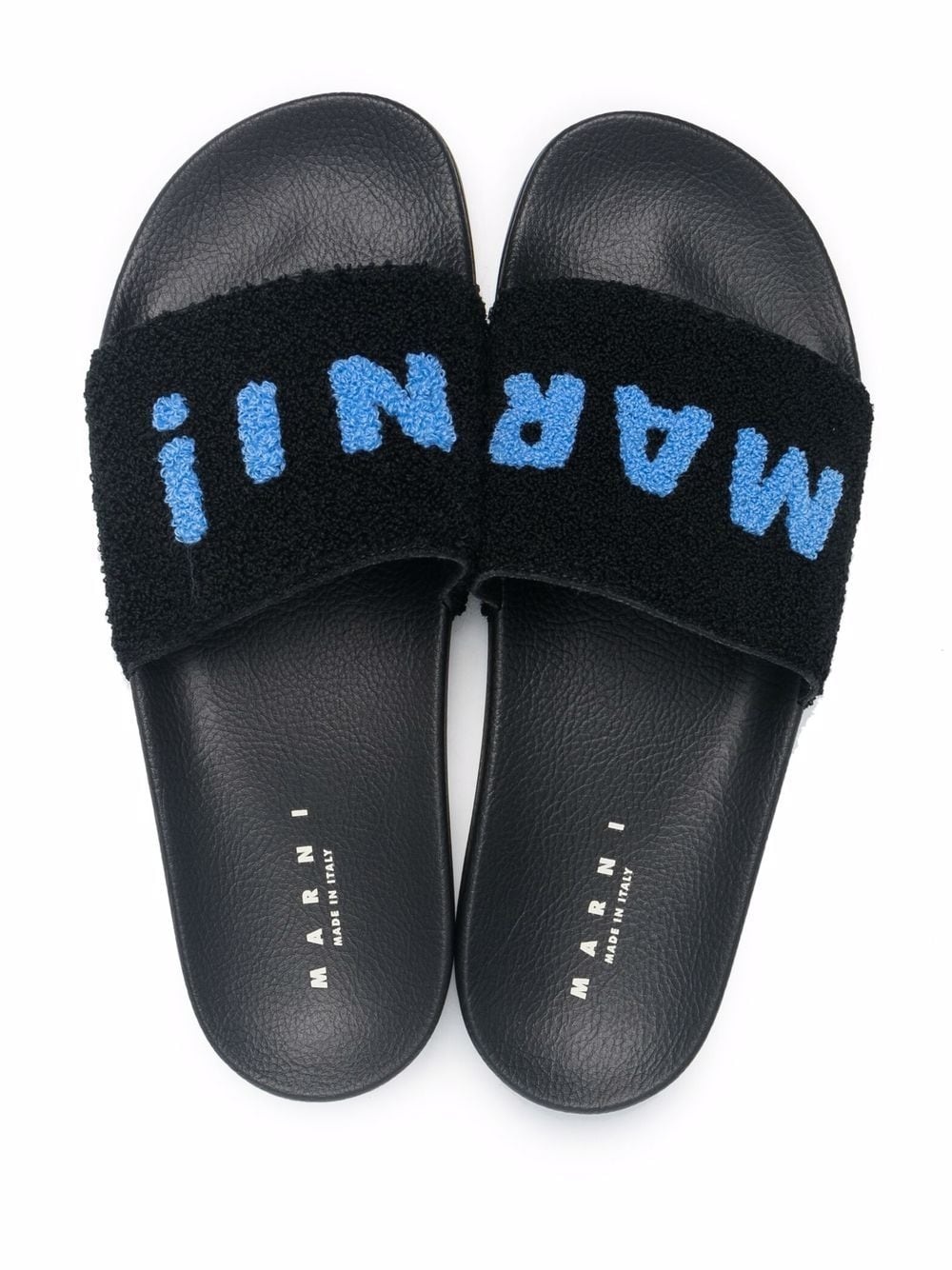 logo-print textured slides - 4