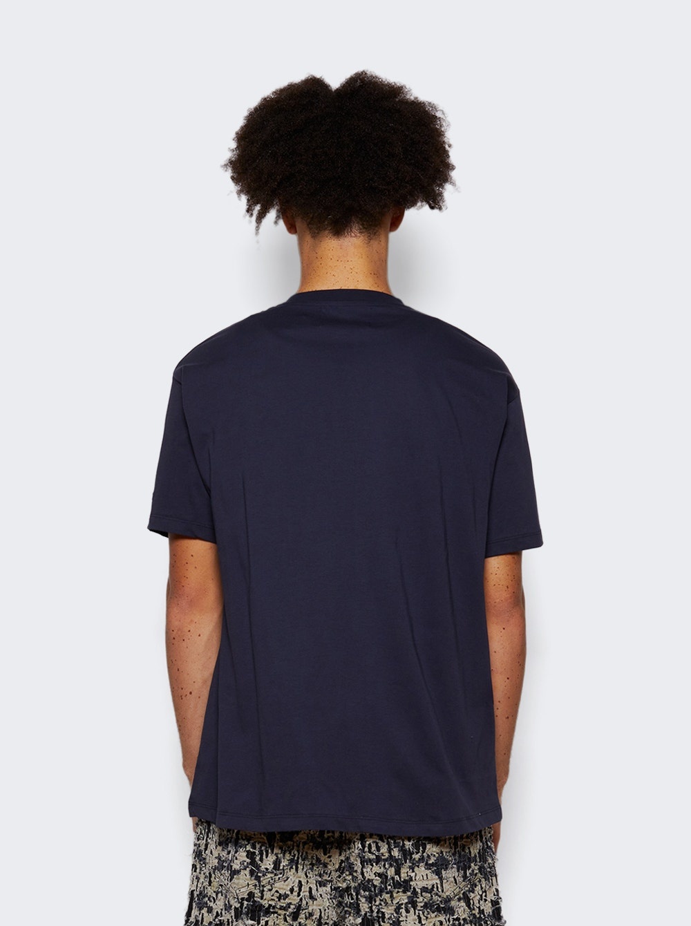 Printed T-Shirt Navy - 5