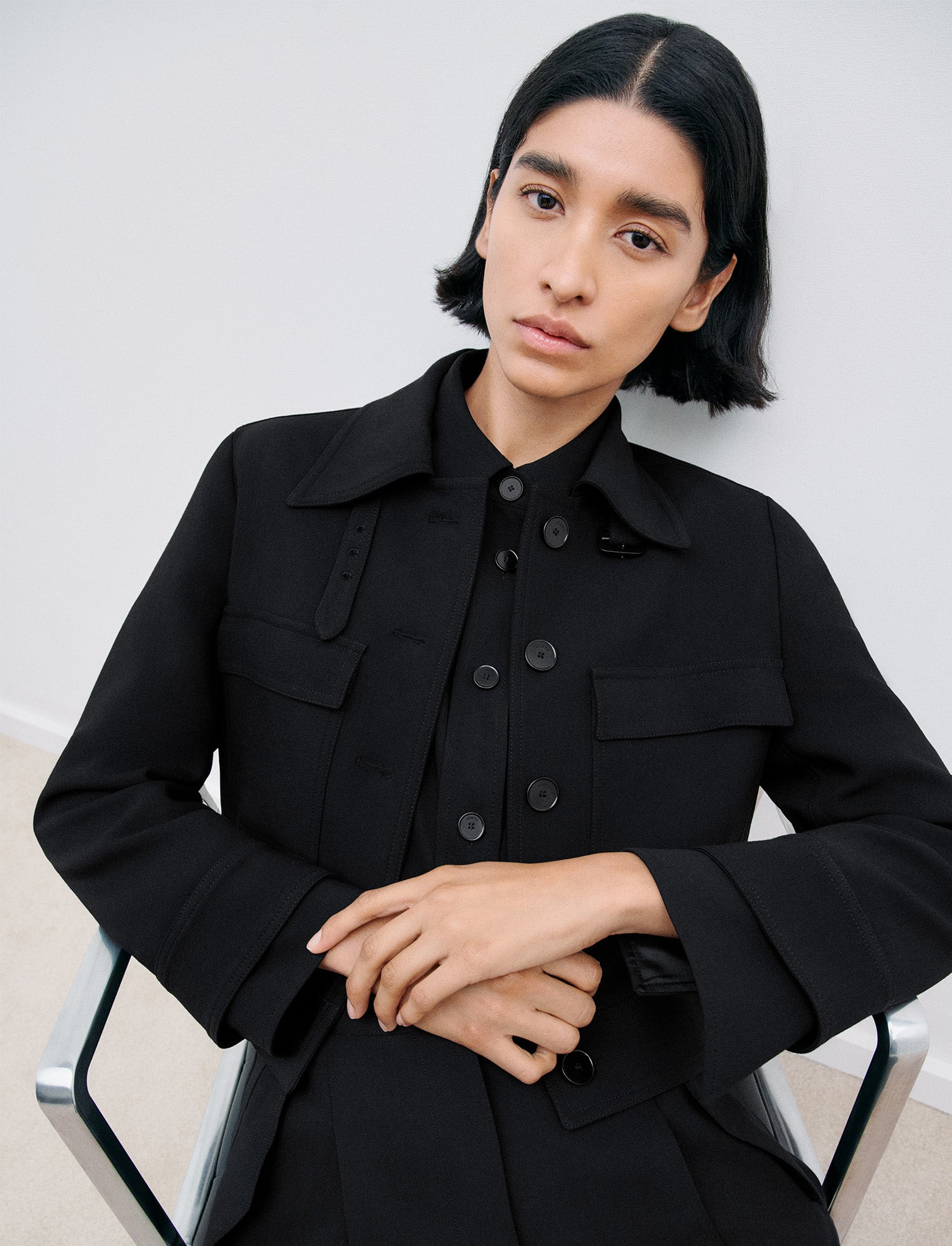 Mistral Fluid Twill Wool Jacket - 5