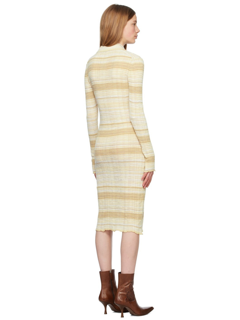 SSENSE Exclusive Beige Midi Dress 3