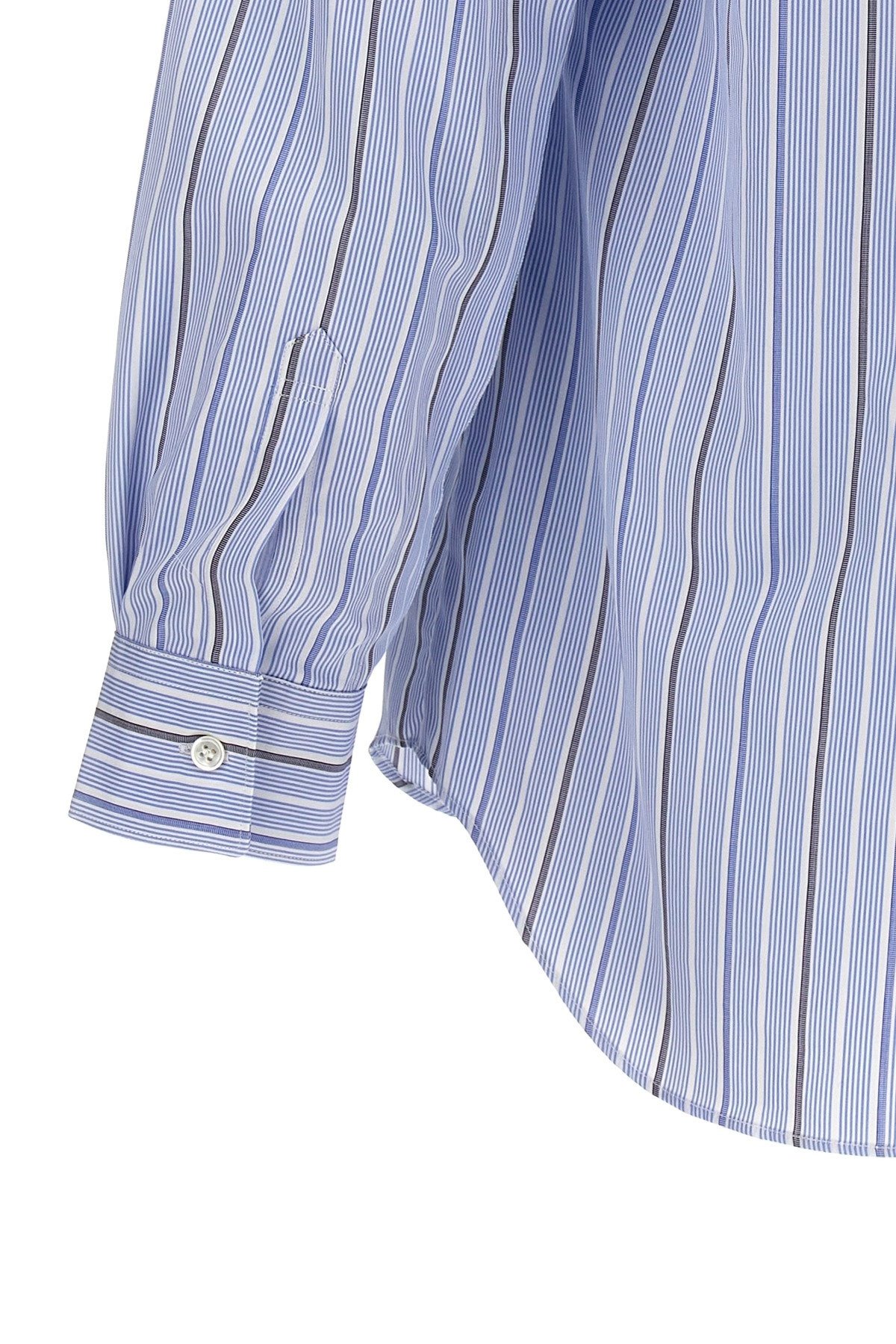 Unfinished striped shirt - 4