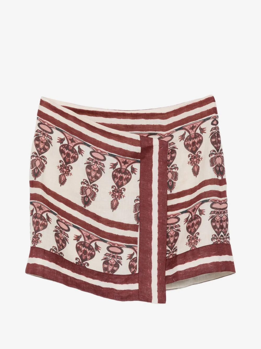 Roots pattern mini skirt - 1
