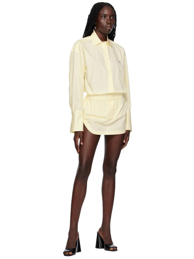 THE ATTICO Yellow Rooney Miniskirt outlook