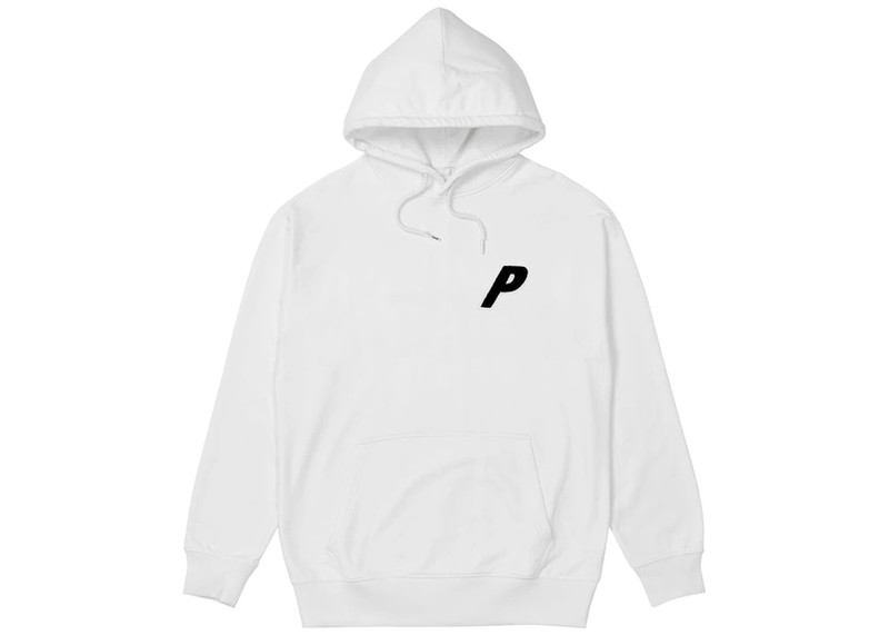 PALACE Palace Tri-Chenille Hood (FW21) White outlook