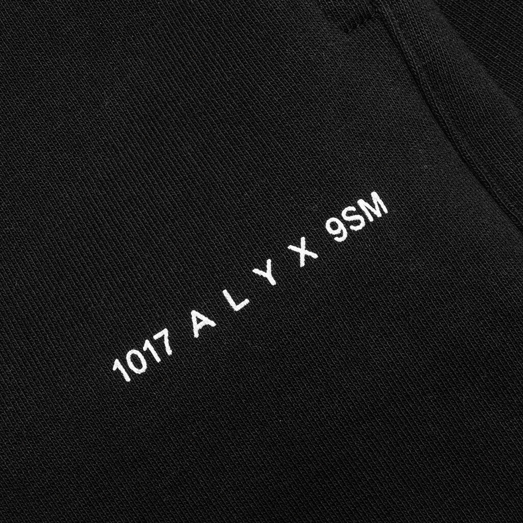 1017 ALYX 9SM COLLECTION LOGO SWEATSHORTS - BLACK - 5