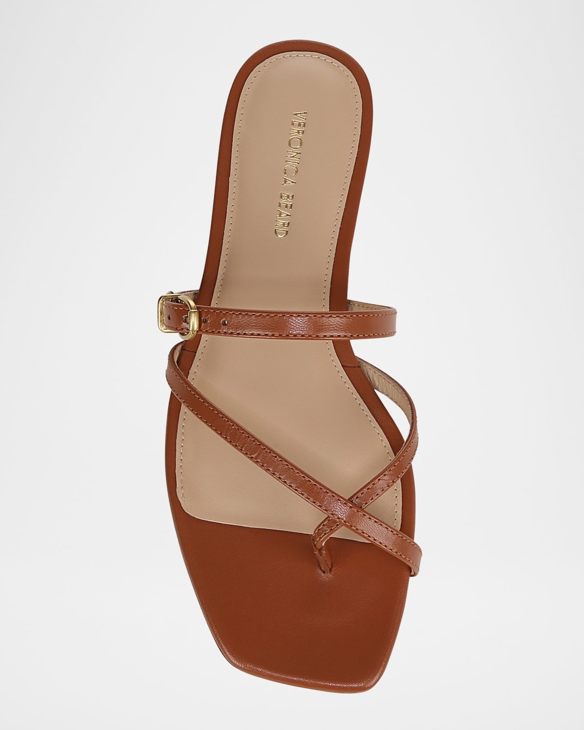 Marthe Crisscross Buckle Flat Slide Sandals - 3
