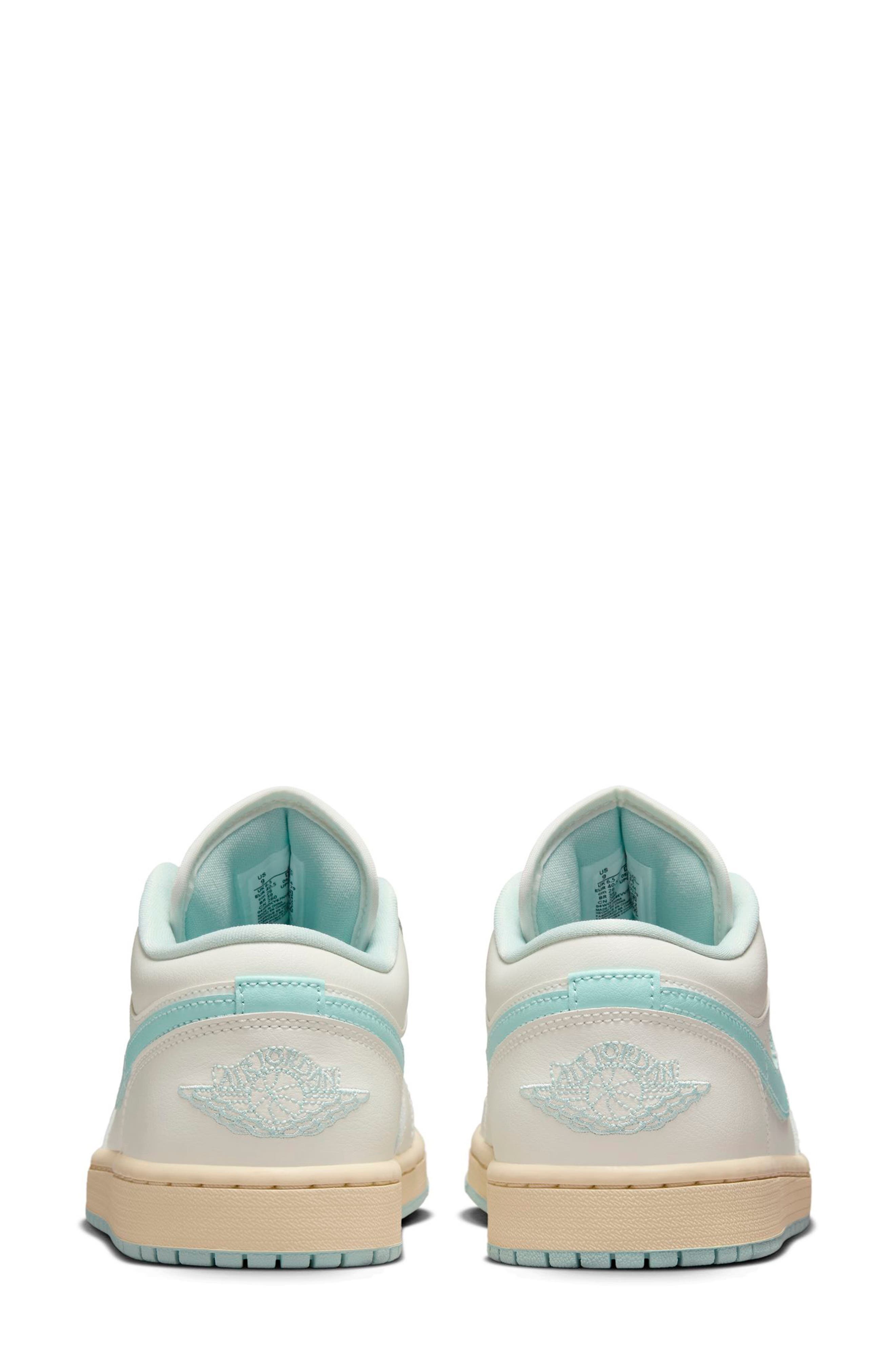 Air Jordan 1 Low Sneaker in Sail/Igloo at Nordstrom - 5