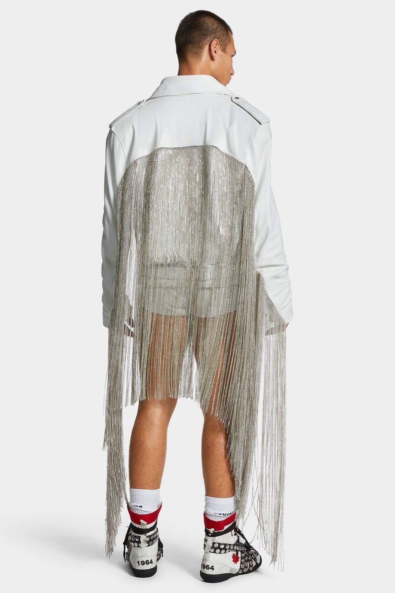 CRYSTAL FRINGES '80S JACKET - 4