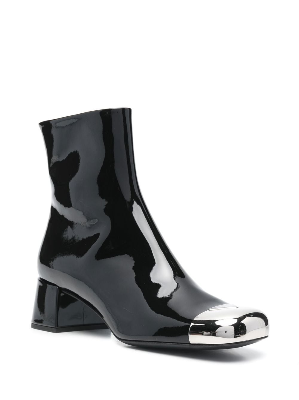 triangle logo plaque boots - 2