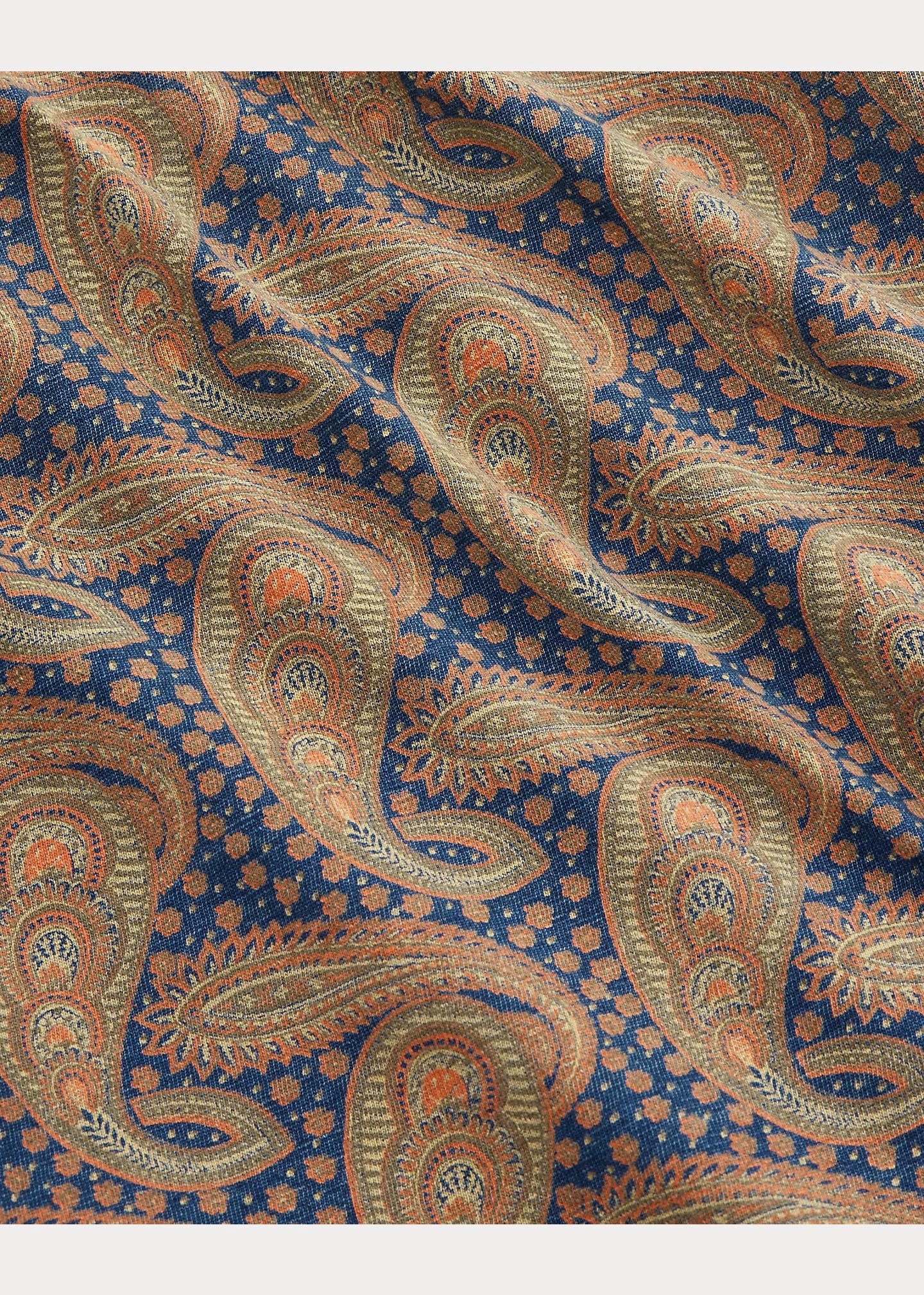 Indigo Paisley Jersey Pocket T-Shirt - 6
