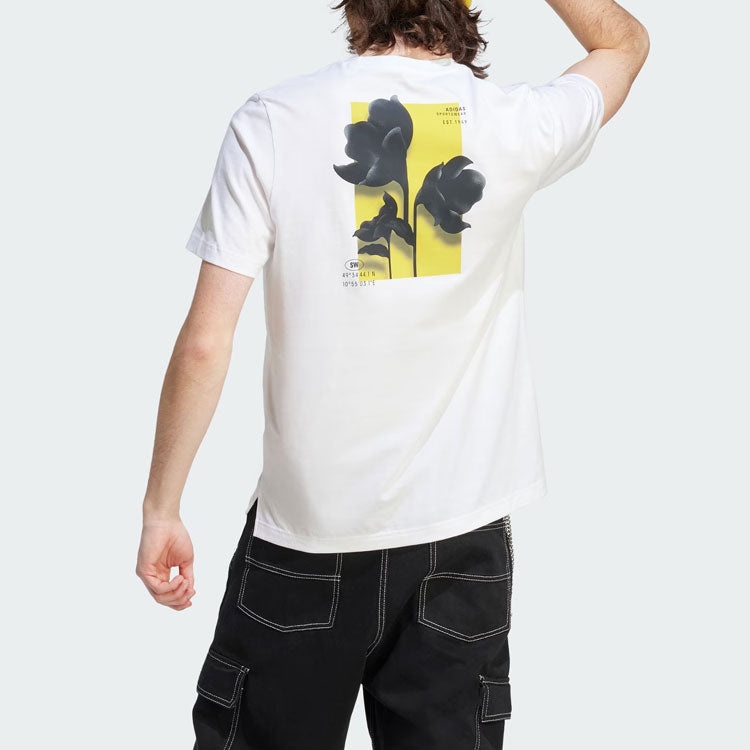 adidas Sportswear City Escape Split-Hem T-Shirt 'White' II3478 - 3