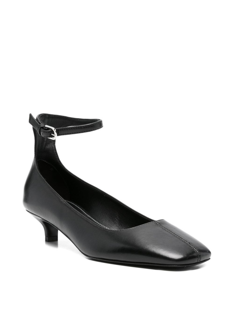 TOTEME square-toe nappa pumps outlook