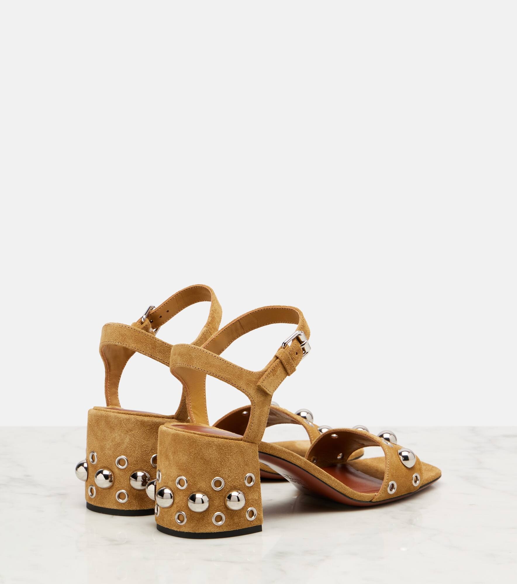Nellcôte 105 studded suede sandals - 2