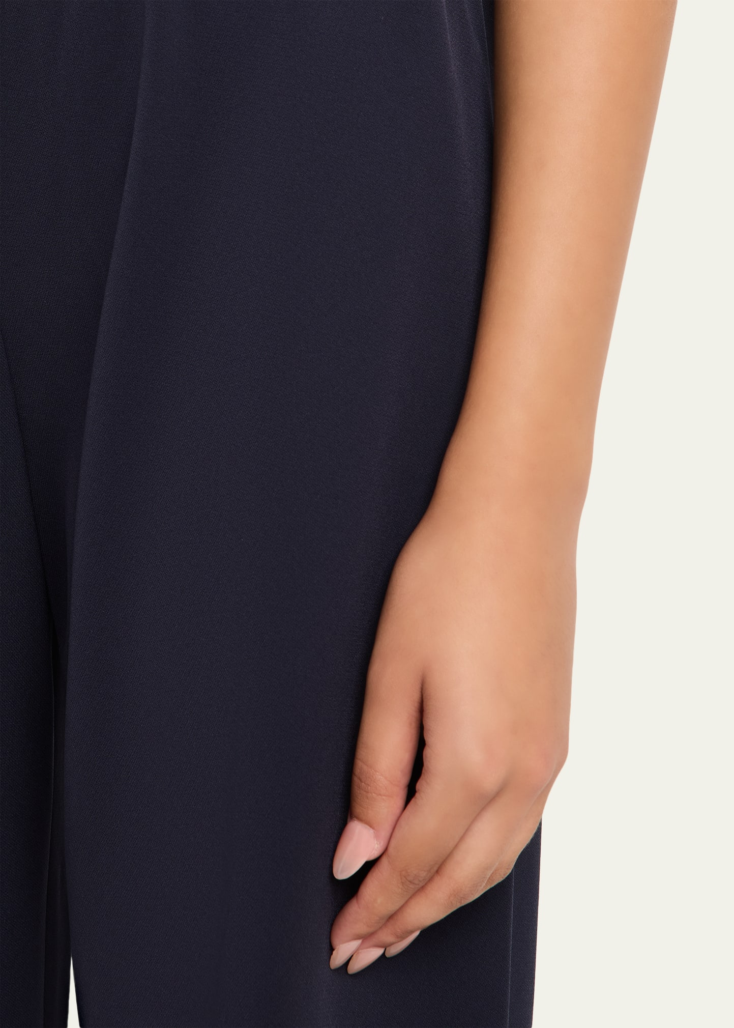 Gala Wide-Leg Crepe Pants - 5