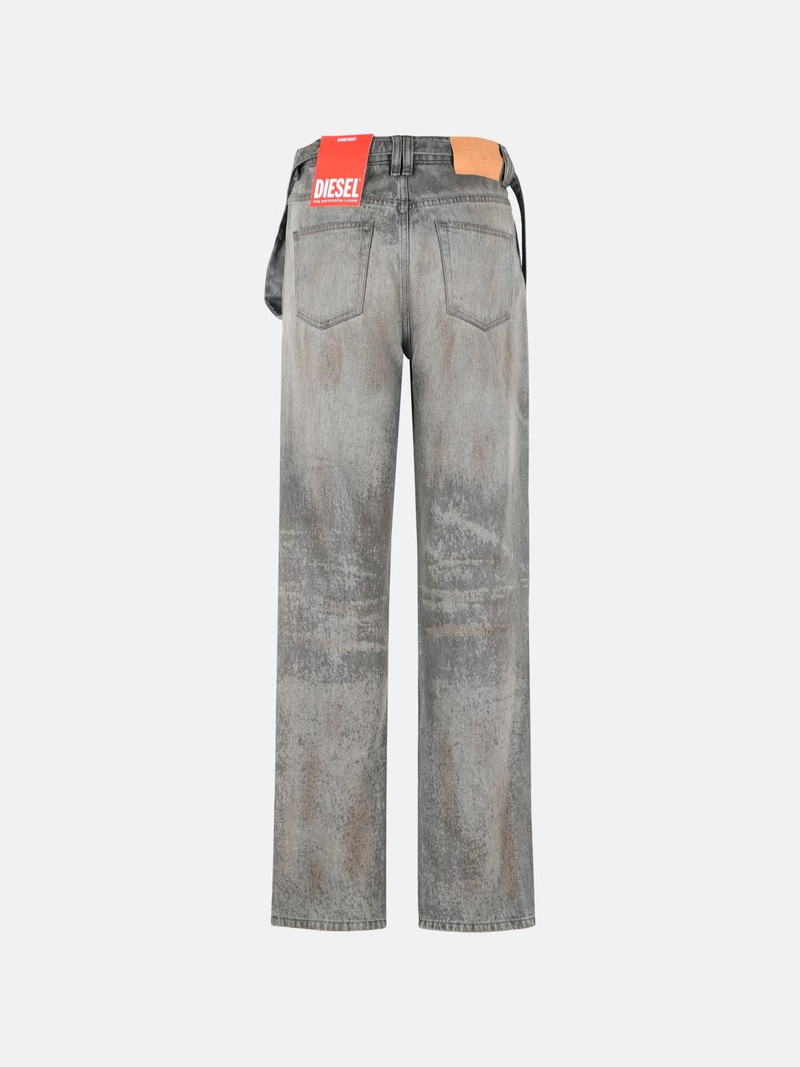 Diesel 'D-THALIRA' GREY COTTON BLEND JEANS outlook