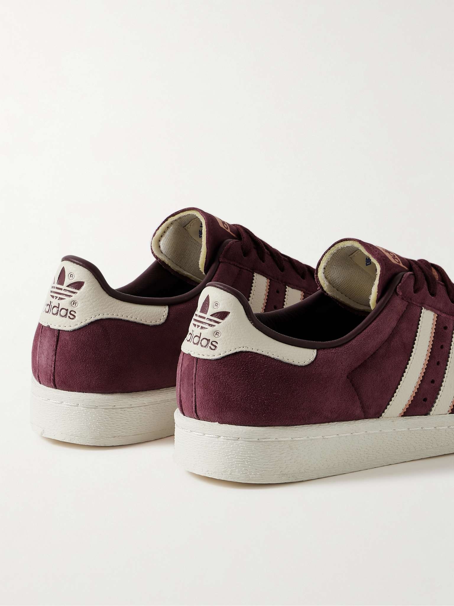 Superstar 82 Leather and Rubber-Trimmed Suede Sneakers - 5
