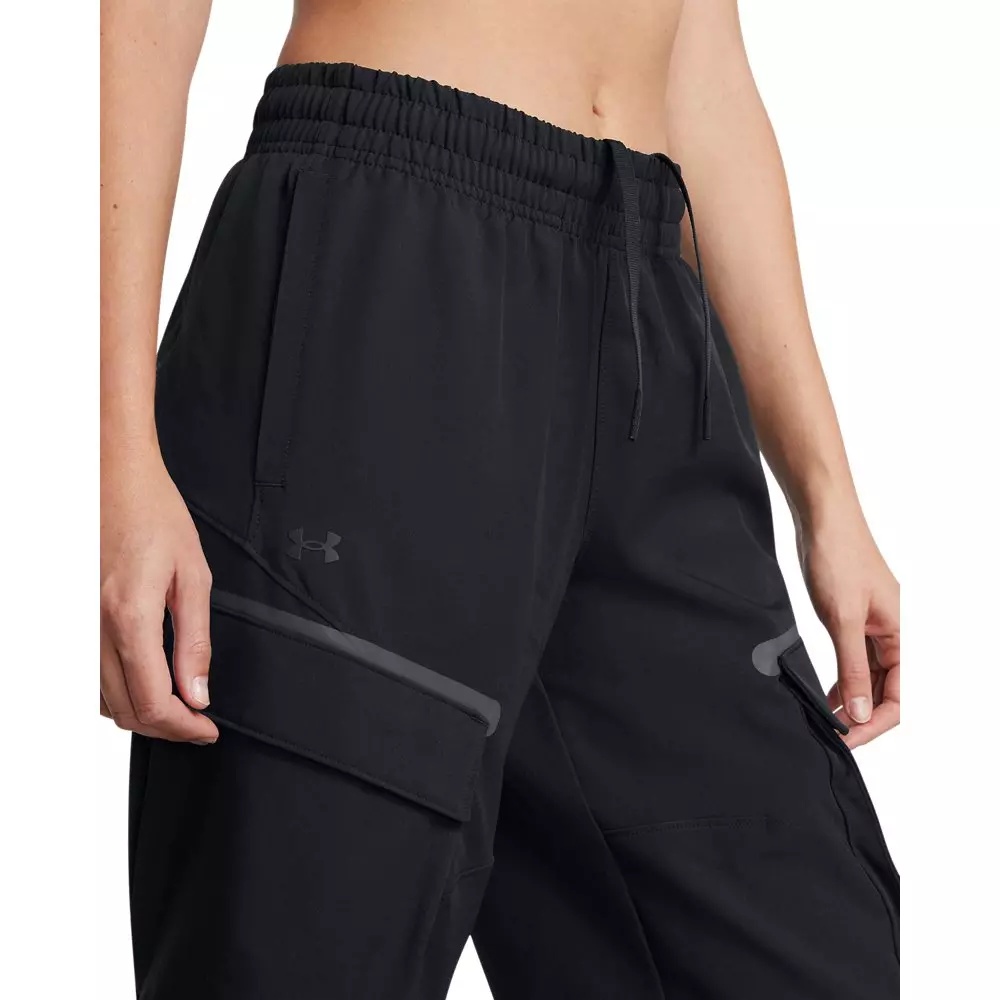 Women's UA Unstoppable Cargo Pants - Black - 3