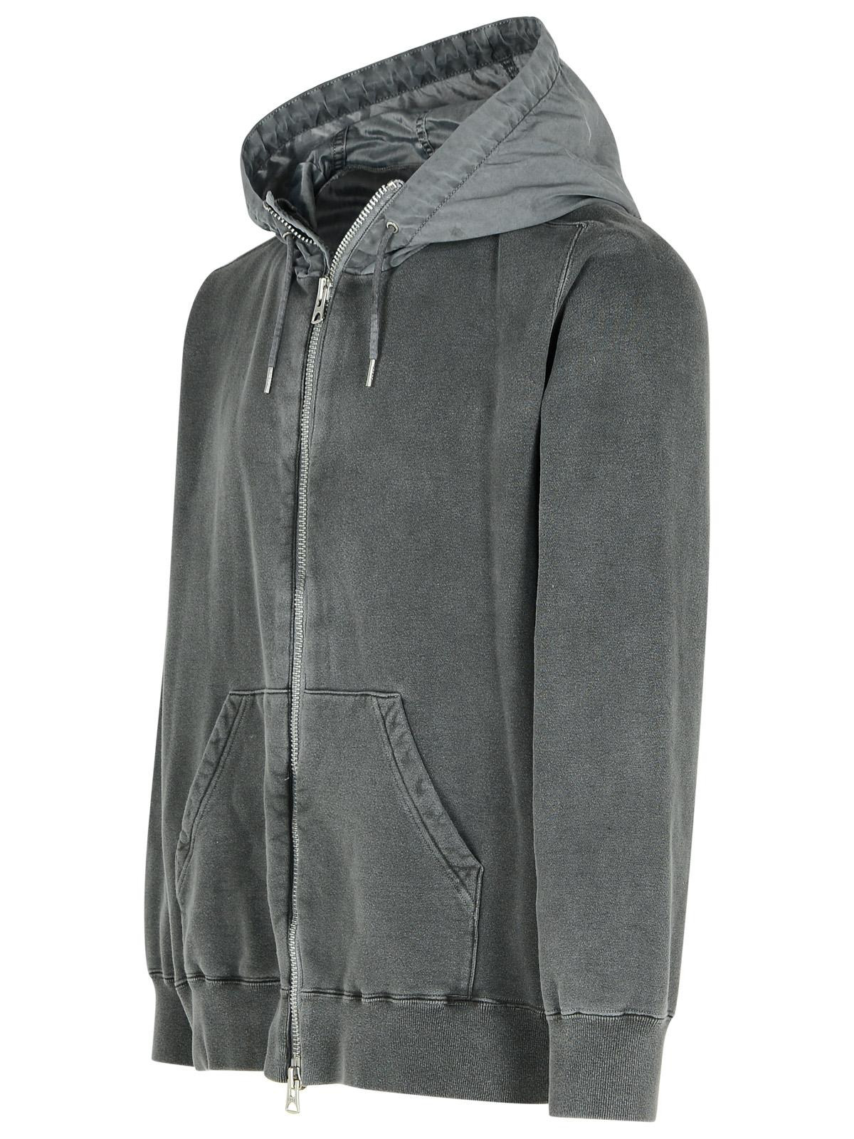 Sacai Gray Cotton Sweatshirt Men - 2