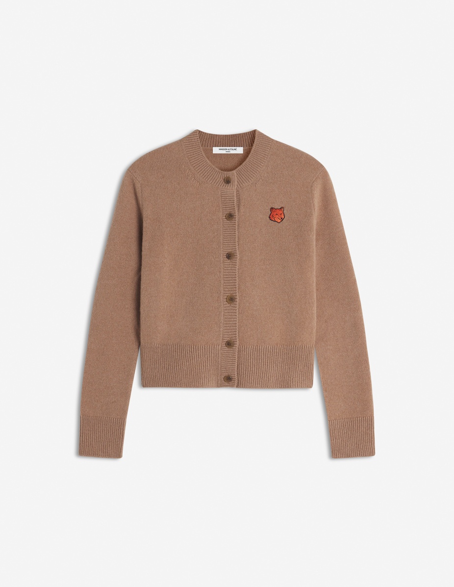 BOLD FOX HEAD PATCH REGULAR CARDIGAN - 1