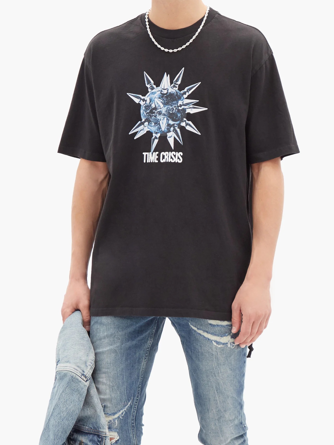 Time Crisis cotton-jersey T-shirt - 6