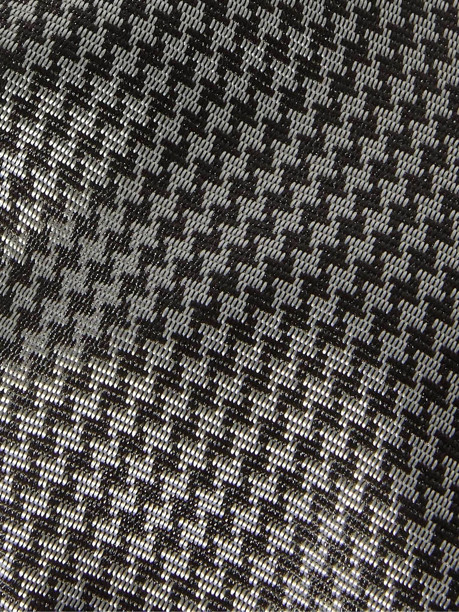 8cm Houndstooth Silk-Blend Jacquard Tie - 6