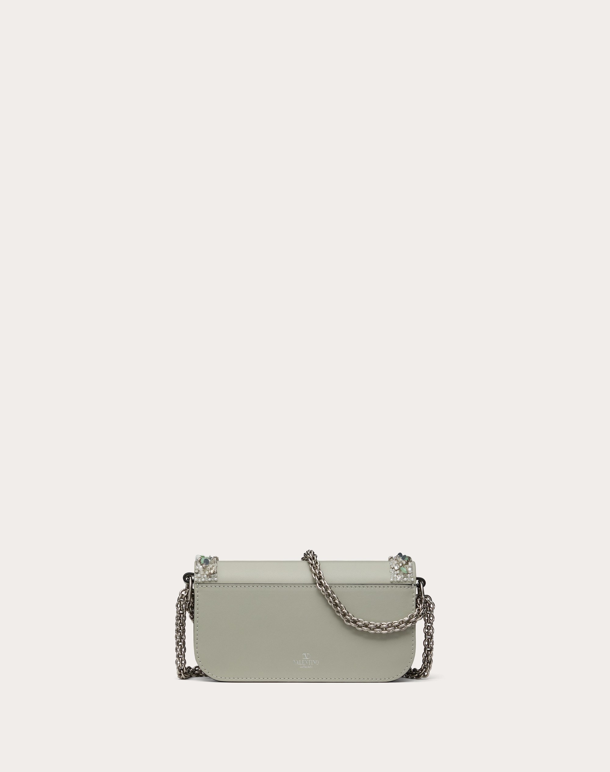 VALENTINO GARAVANI VALENTINO GARAVANI LOCÒ SMALL EMBROIDERED SHOULDER BAG - 3