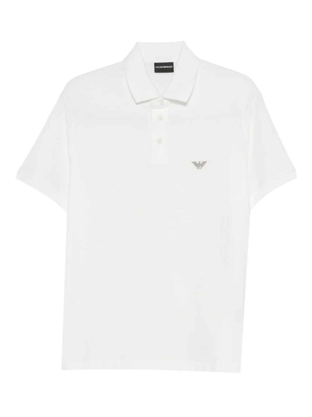 logo-embroidered polo shirt - 1