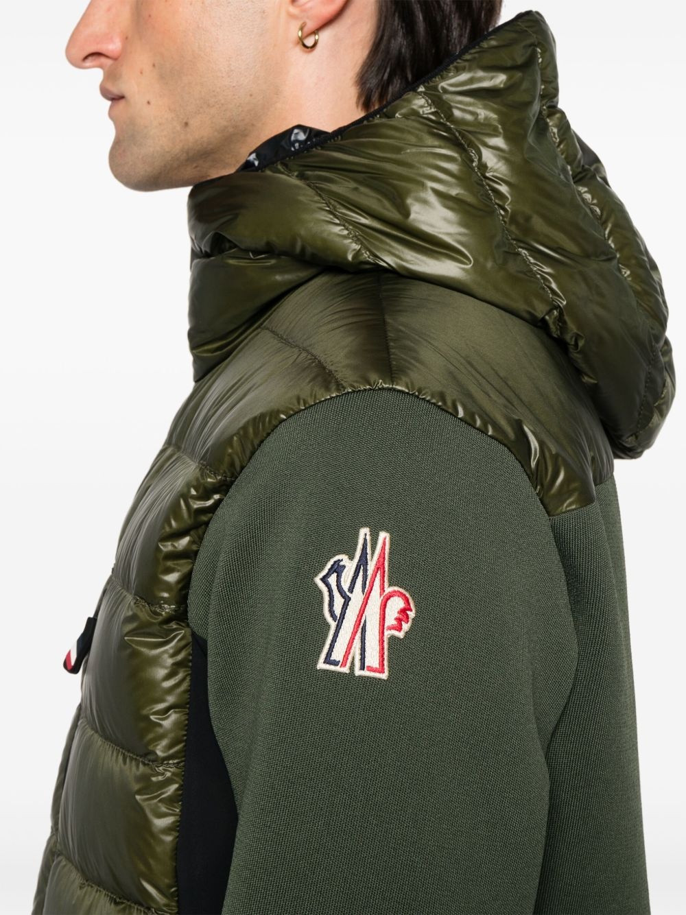 panelled down jacket - 5